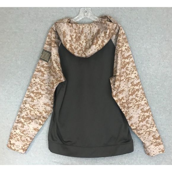 Colosseum Villanova Wildcats Camo Hoodie Mens XL Long Sleeve Embroidered Log - Picture 3 of 9